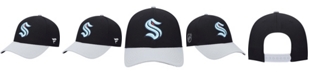 Fanatics Men's Black Seattle Kraken Primary Logo Snapback Hat